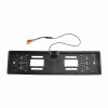 Suport placuta numar cu camera marsarier, 170 grade, night vision, Gonga®, culoaremodel Negru