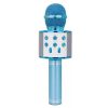 Microfon karaoke, wireless, boxa incorporata, egalizator, reincarcabil, Rotosonic, culoaremodel Albastru