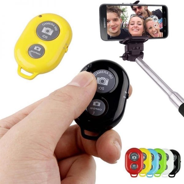 Telecomanda selfie, bluetooth, compatibila IOS si Android, Gonga, culoaremodel Negru