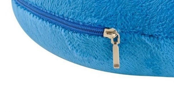 Perna pentru gat din spuma cu memorie, Gonga®, culoaremodel Gri