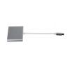 Adaptor 3 in 1, HUB USB-C HDMI, Gonga®, culoaremodel Argintiu