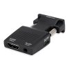 Convertor/adaptor video/audio de înaltă calitate de la VGA (D-Sub) la HDMI, Gonga®, culoaremodel Negru
