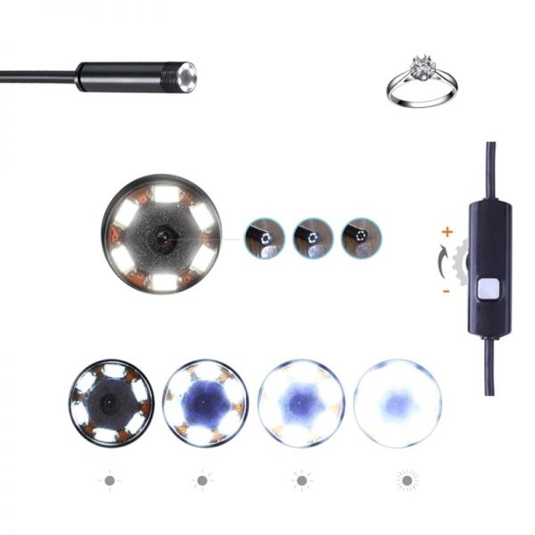 Minicamera spion tip endoscop, rezistenta la apa, Gonga, culoaremodel VGA