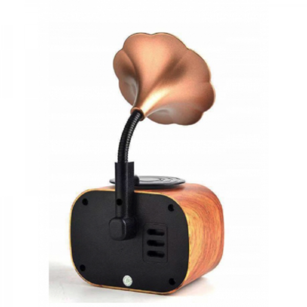 Boxa tip gramofon, wireless, lemn, Gonga