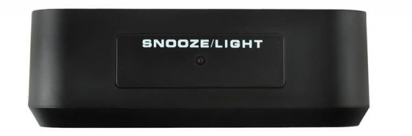 Ceas de birou cu statie meteo si ecran LCD, negru