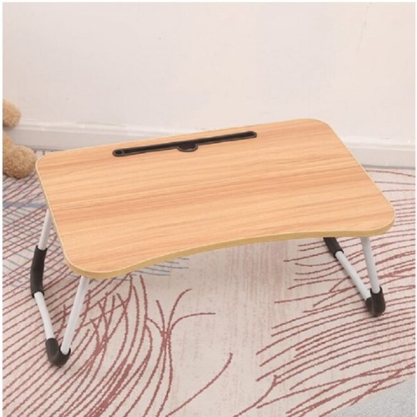 Masuta pliabila tip suport pentru laptop, 60x40x28 cm, culoaremodel Crem