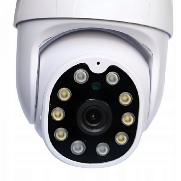 Camera supraveghere IP de exterior, rotativa, WiFi ZOOM 2MP 2MPx, Gonga®, culoaremodel Alb