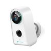 Camera Wi-Fi reîncărcabilă HeimVision, interior/exterior, baterie de 6000mAh, culoaremodel Alb