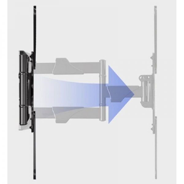 Suport ajustabil de perete pentru TV, Gonga®, culoaremodel Negru, marime 32″-58″