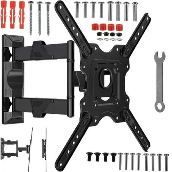 Suport ajustabil de perete pentru TV, Gonga®, culoaremodel Negru, marime 32″-58″