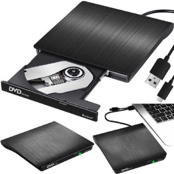 Unitate externa CD/DVD-reader, CD-writer, IZOXIS, USB 3.0, culoaremodel Negru
