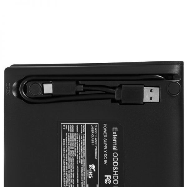 Unitate externa CD/DVD-reader, CD-writer, IZOXIS, USB 3.0, culoaremodel Negru