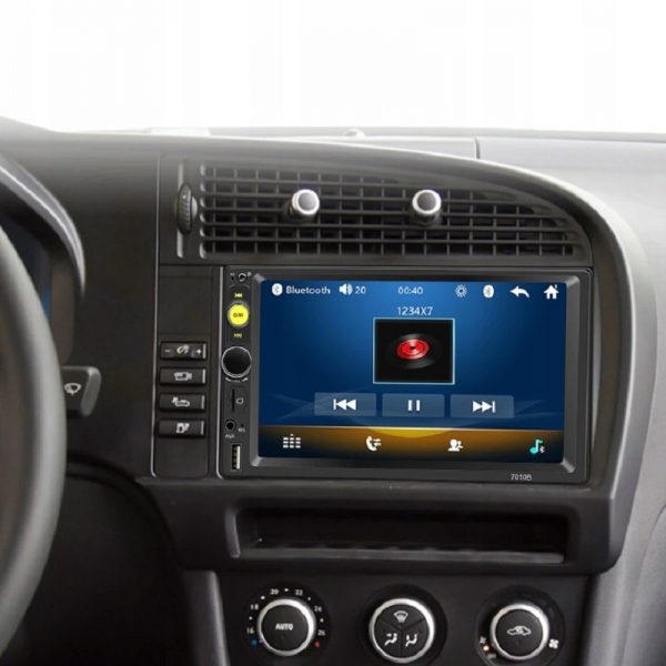 Navigatie GPS auto cu ecran LCD, ecran de 7″ si camera spate, 7010B, Gonga®, culoaremodel Negru