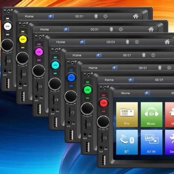 Navigatie GPS auto cu ecran LCD, ecran de 7″ si camera spate, 7010B, Gonga®, culoaremodel Negru