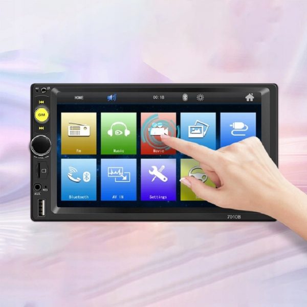 Navigatie GPS auto cu ecran LCD, ecran de 7″ si camera spate, 7010B, Gonga®, culoaremodel Negru