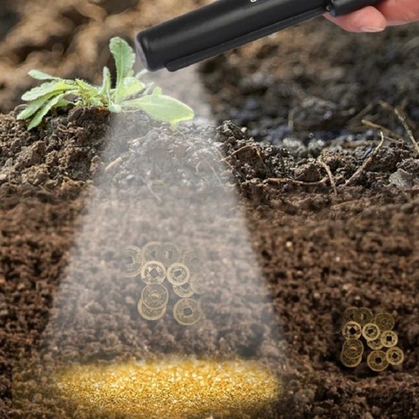 Detector de metale portabil, rezistent la apa, reglaj automat, Gonga®, culoaremodel Negru