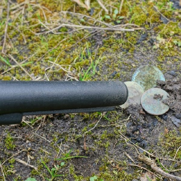 Detector de metale portabil, rezistent la apa, reglaj automat, Gonga®, culoaremodel Negru