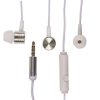 Casti In Ear cu microfon, 1.2 m, Gonga®, culoaremodel Alb