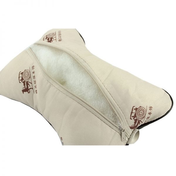 Perna de relaxare pentru tetiera, piele ecologica, Gonga®, culoaremodel Negru