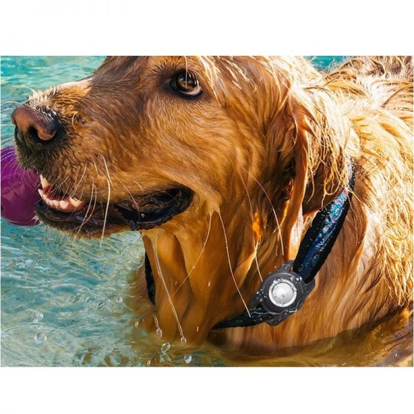 Husa impermeabila pentru AirTag, Gonga®, culoaremodel Negru