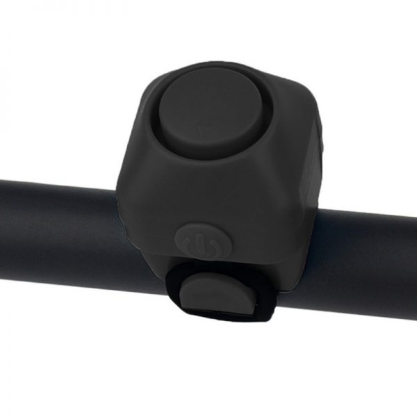 Sonerie electrica de mare putere pentru bicicleta, cu baterii, Gonga®, culoaremodel Negru