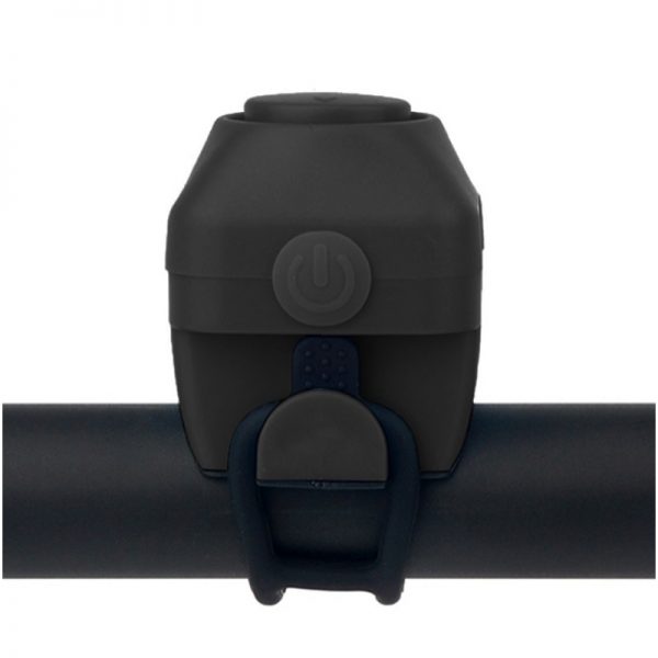 Sonerie electrica de mare putere pentru bicicleta, cu baterii, Gonga®, culoaremodel Negru