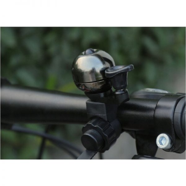 Sonerie pentru bicicleta, cu arc, montare pe ghidon, Gonga®, culoaremodel Negru