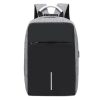 Rucsac cu cifru si port USB, impermeabil, Gonga®, culoaremodel Gri