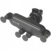 Suport auto telefon GRAVITY, 5 puncte sustinere, prindere grila ventilatie, Gonga®, culoaremodel Negru