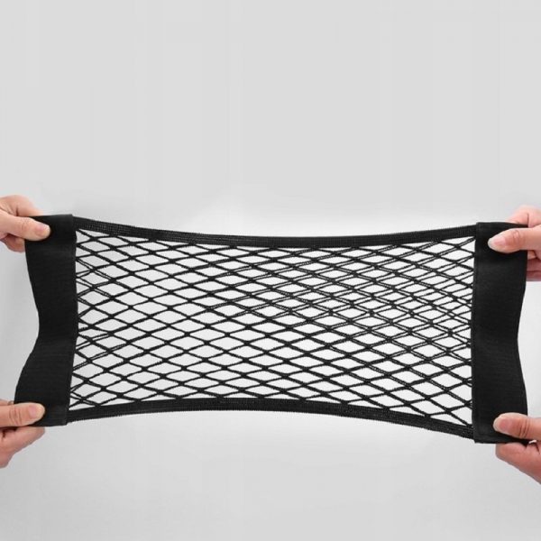 Organizator auto din plasa pentru portbagaj, 40×25 cm, Gonga®, culoaremodel Negru