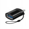 Adaptor USB 3.0 la Type-C, portabil, viteza de pana la 10 Gb/s, Gonga®, culoaremodel Negru