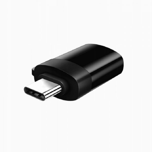 Adaptor USB 3.0 la Type-C, portabil, viteza de pana la 10 Gb/s, Gonga®, culoaremodel Negru
