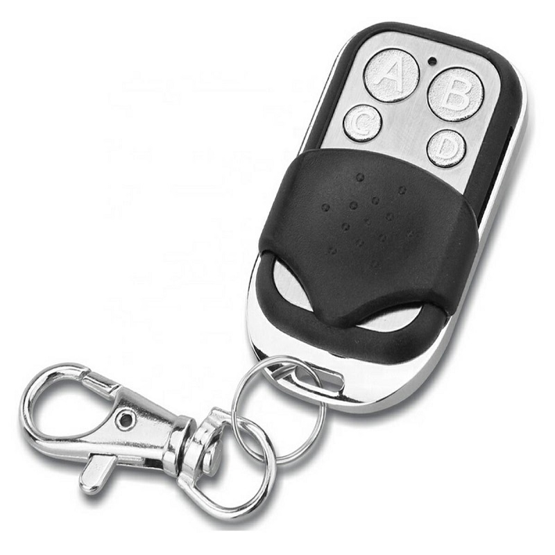 Telecomanda universala cu auto-invatare cu 4 canale, cod fix 433,92 MHz, culoaremodel Negru/Argintiu